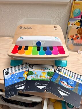 Baby Einstein Colorful Wooden Piano Toy by Hape - Multicolor